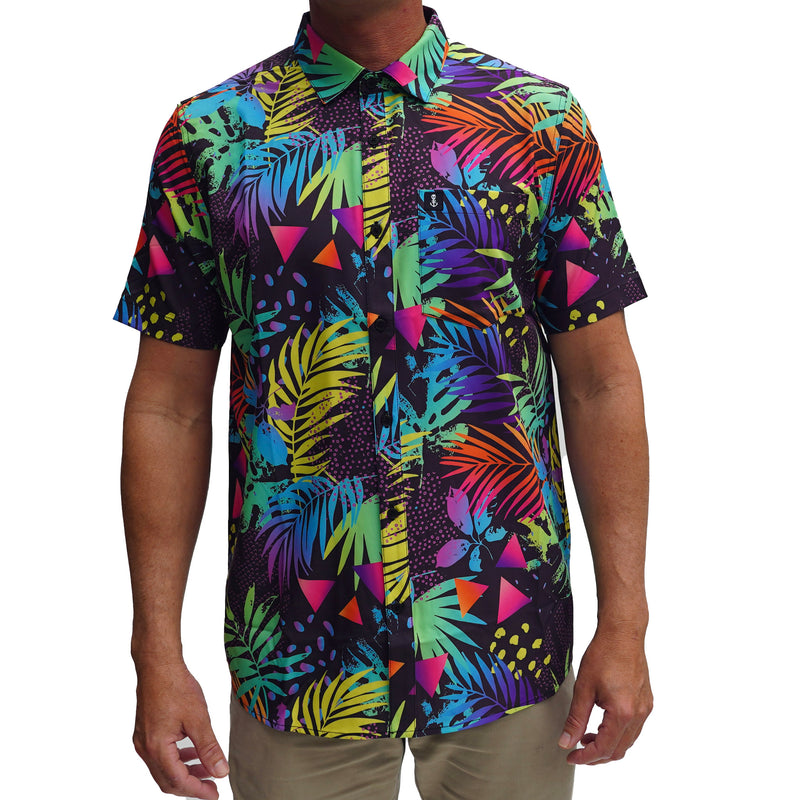 Electrified Men's Short-sleeve Button Down