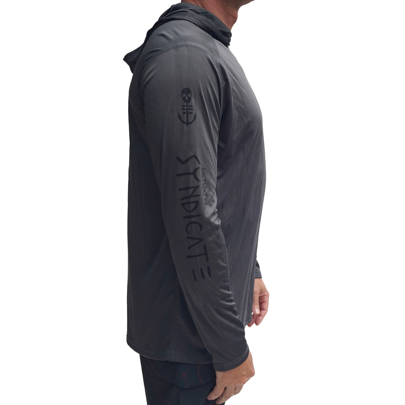 Jolly Roger Syndicate Performance UPF Hoodie - Charcoal