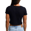 Jolly Roger Crop Top - black