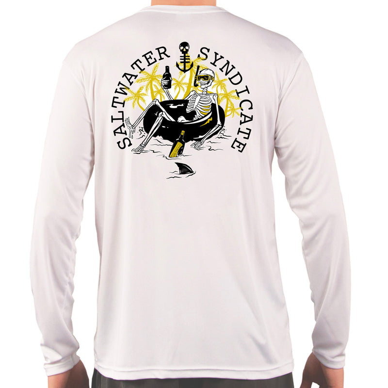 Send More Rum - UPF Longsleeve - White