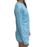 'The Tides" Ultra-Soft UPF Performance Shirt - Bahama Blue