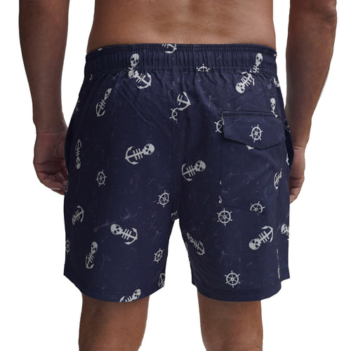 The Drop Anchor Volley - 4 Way Stretch - Navy