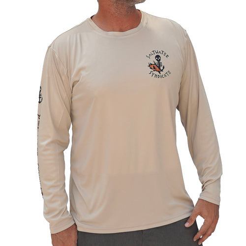 Hogfish UPF Performance Men's Shirt - Sand