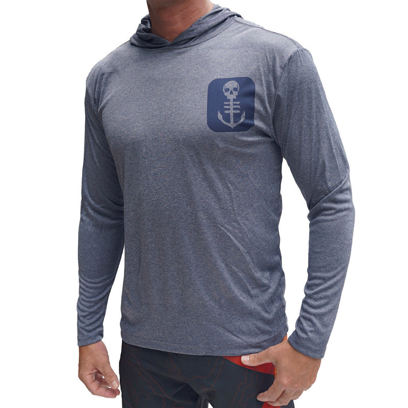 Feelin' Blue: Men's UPF Hoodie