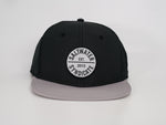 Black and Grey Saltwater Syndicate Patch Trucker Hat