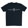 Front View of Men's Black Dive Mask T-Shirt