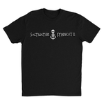 Men's Black Icon T-Shirt with White Saltwater Syndicate Logo on Front