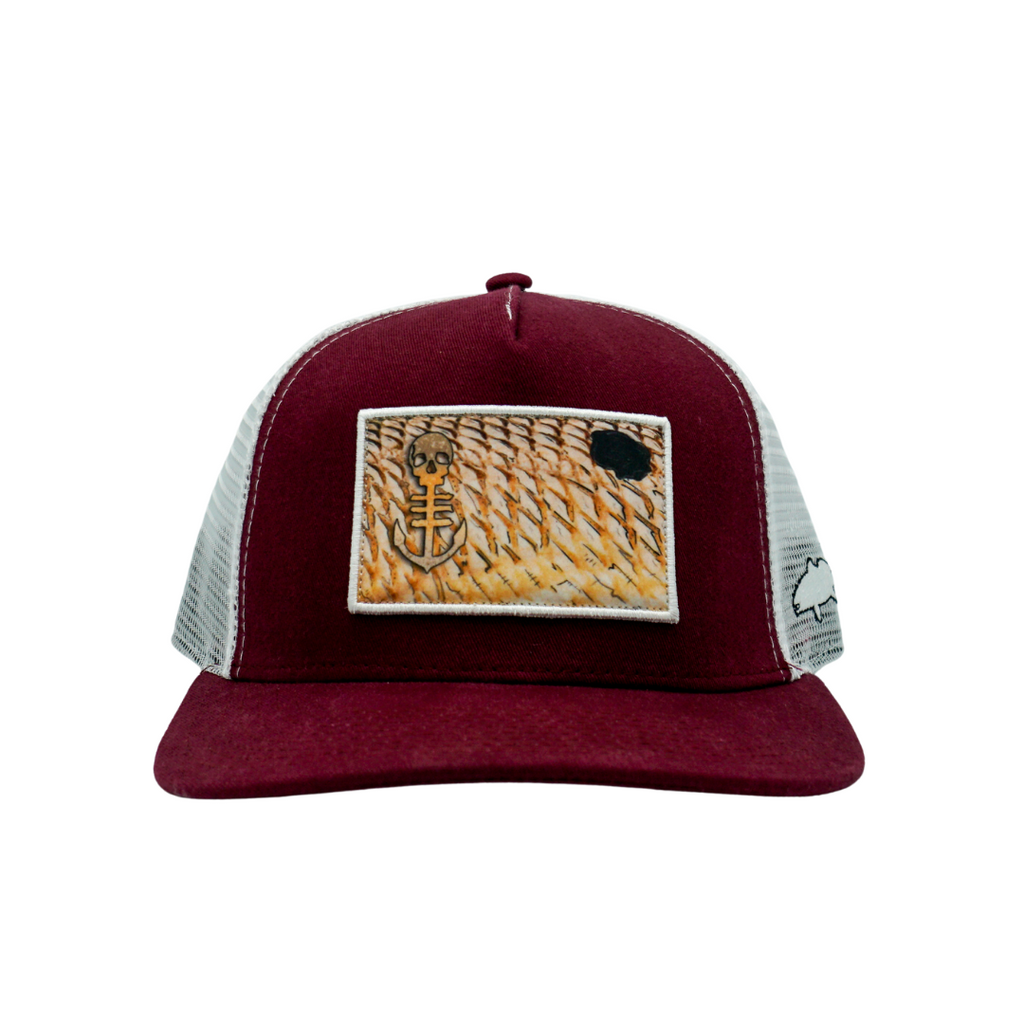 Redfish Scales Crimson Hat