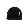 Low Profile Black Performance Hat with Anchor Icon