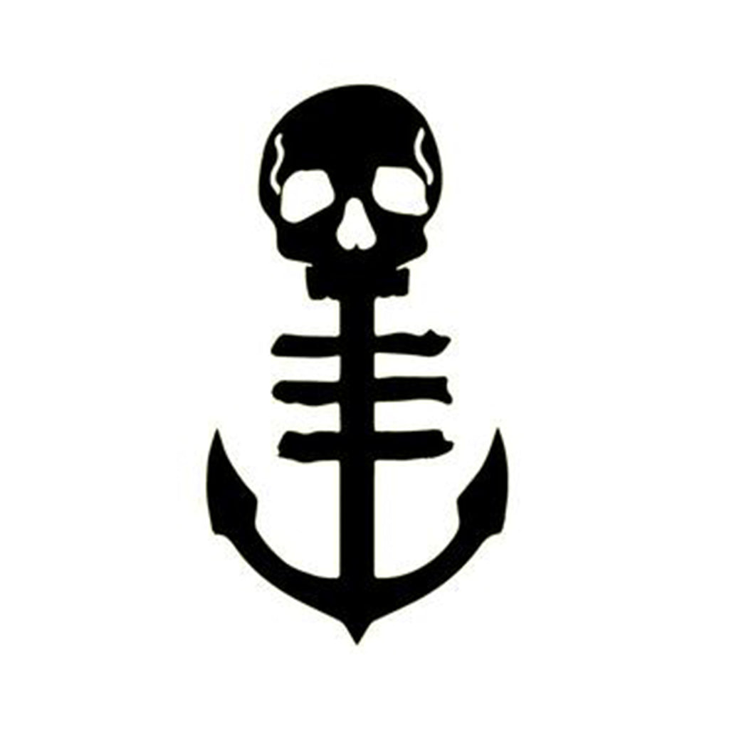 Saltwater Syndicate Black Anchor Decal