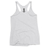 Back of Women's White Label Racerback Tank Top
