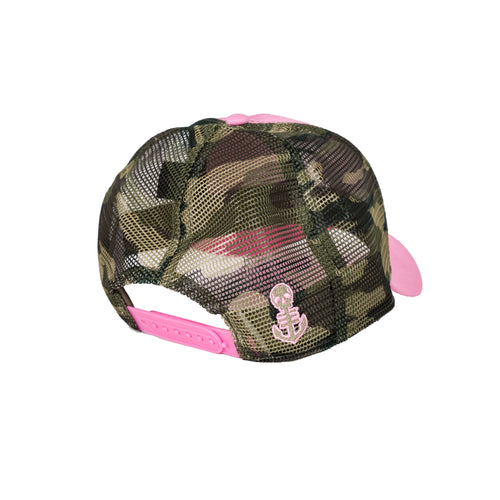 Back of Pink Camo Hat