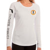 Front of Women's Florida Flag Long Sleeve UPF Performance Shirt