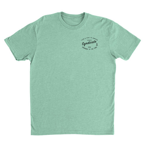 Front of Men's Seafoam Saltwater T-Shirt