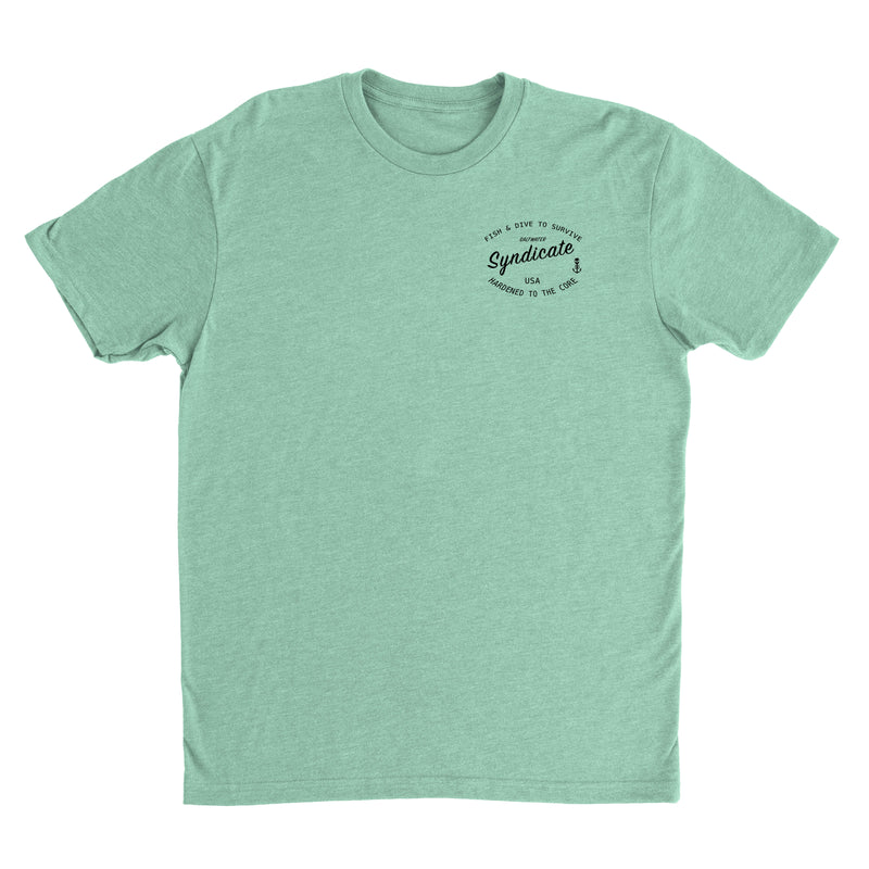 Front of Men's Seafoam Saltwater T-Shirt