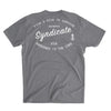 Back of Men's Grey Saltwater T-Shirt