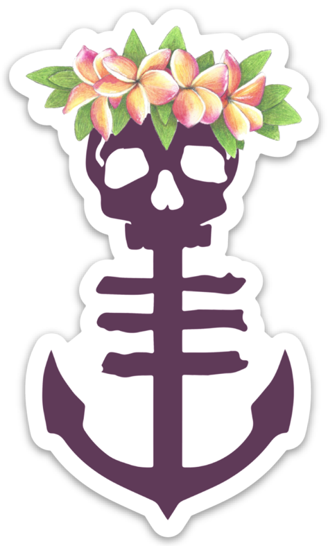 "Lei Me" Sticker