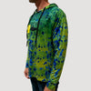 Mahi print long sleeve fishing shirt 