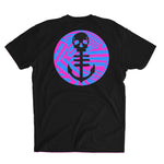 Black and Fusia Anchor t-shirt