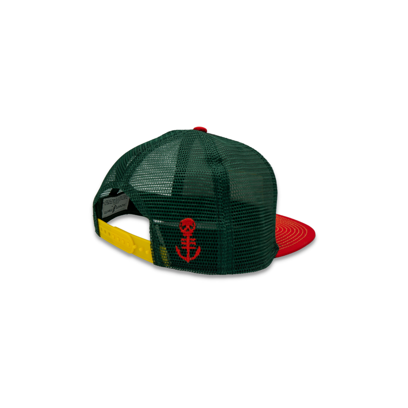 The Wave Trucker Hat | Rasta