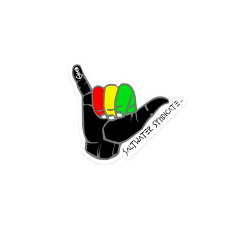 Rasta Shaka Sticker