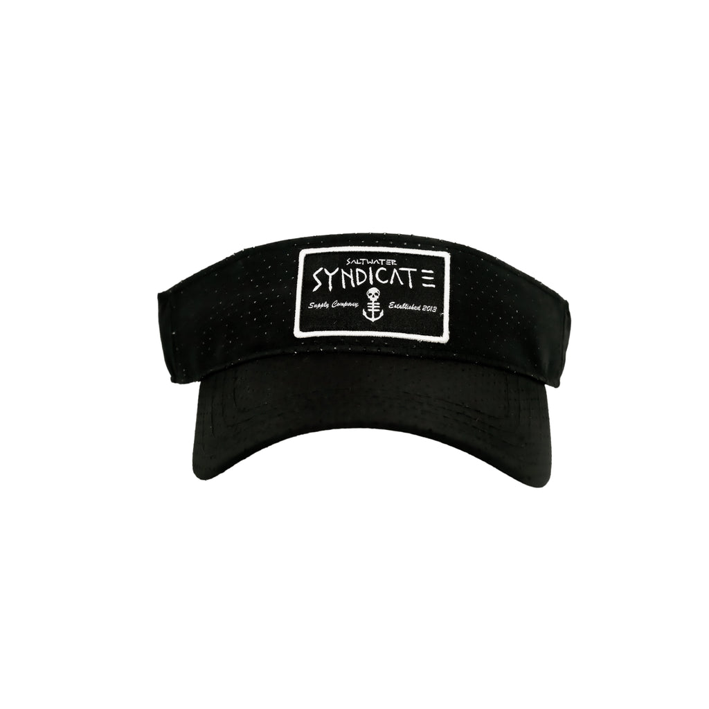 Black Saltwater Performance Visor