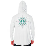 Compass Performance UPF Hoodie - White